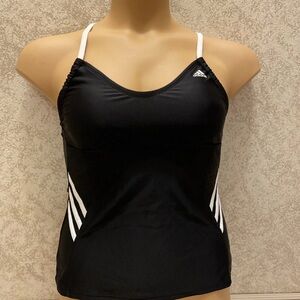 Adidas Black and White Women's Top